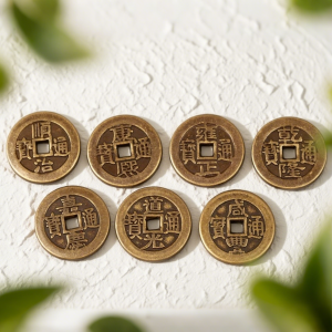 7 Ancient Chinese Coins H10