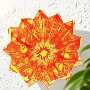 Golden Lotus (Traditional Paper Craft) H69