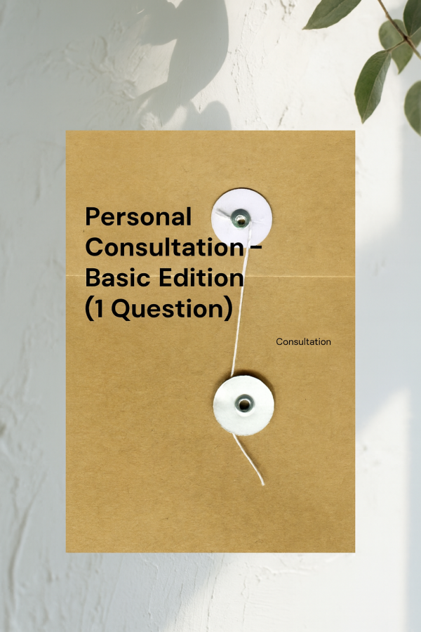 Personal Consultation – Basic Edition (1 Question) D59A