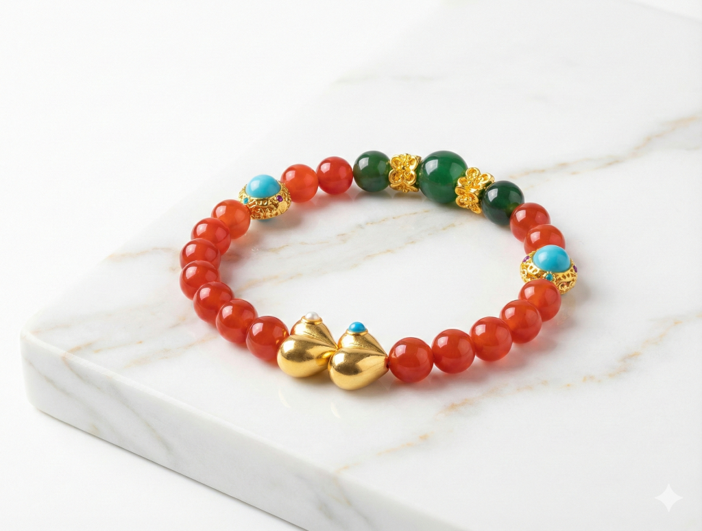 Three Wishes Bead Bracelet H198