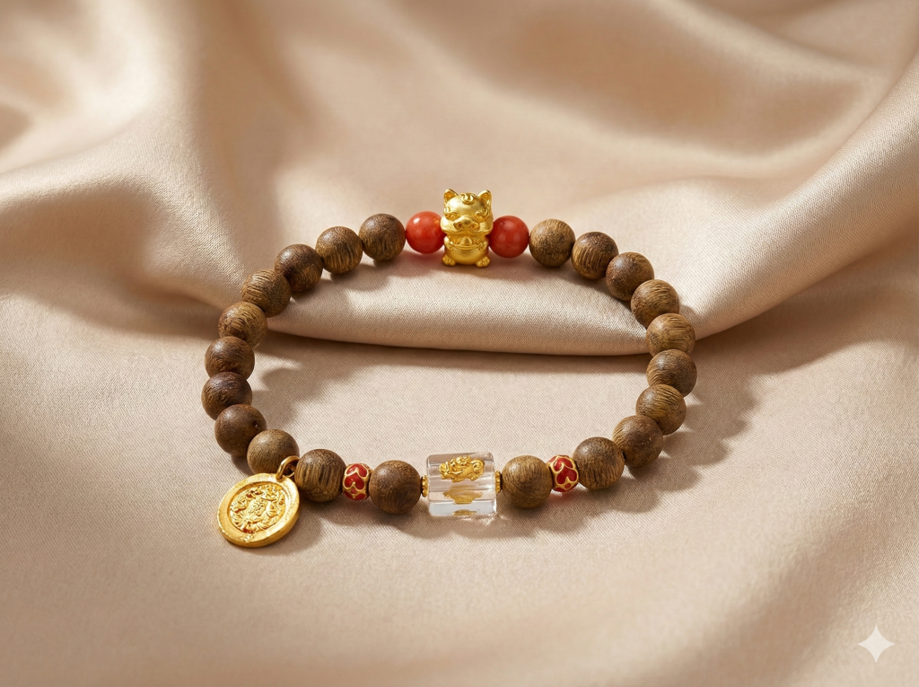 H194 Golden Field Horse – Harvest Bracelet