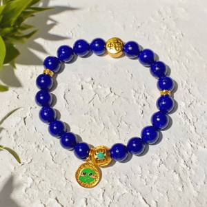 Bead Bracelet: Golden Snake in Wild Dance, Surrounded by Wealth D89