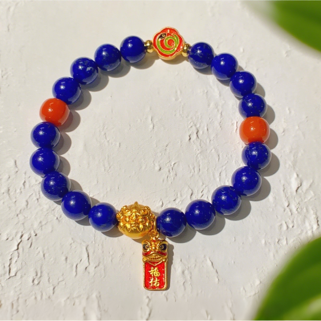 Bracelet: Golden Snake Blessing & Supreme Fortune H140
