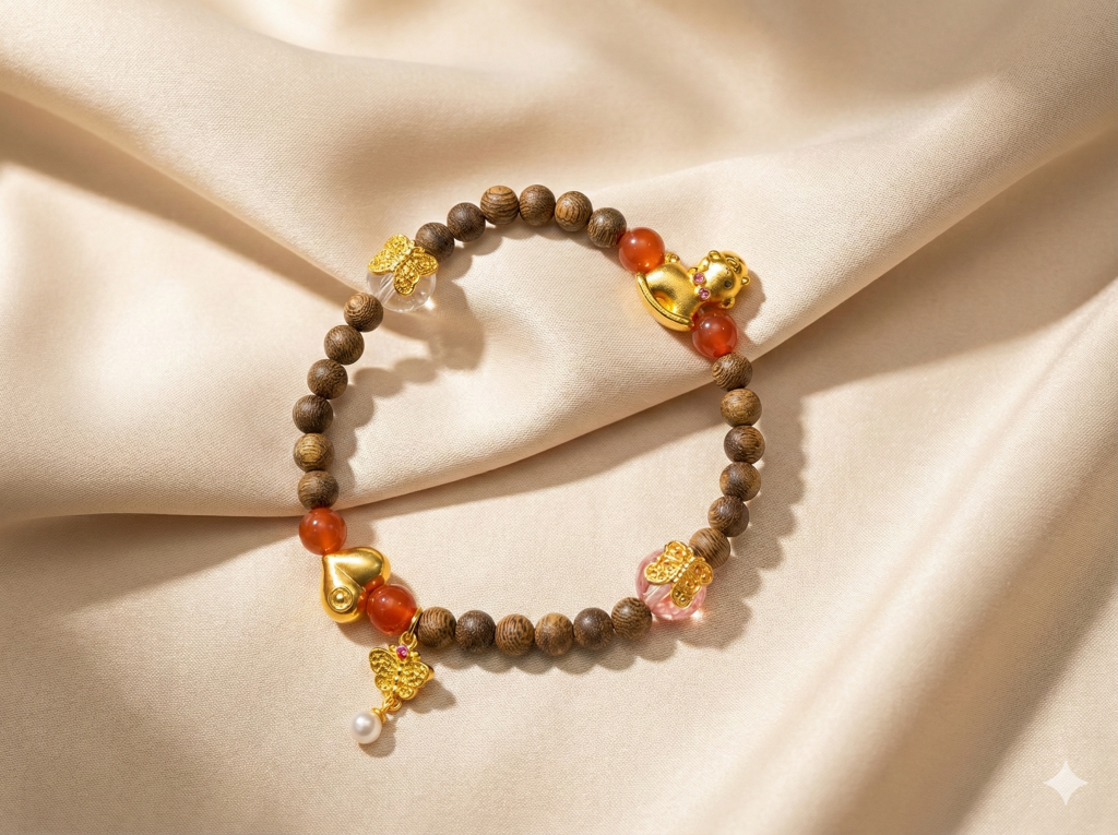 H195 Fragrant Horse – Blossom Whisper Bracelet