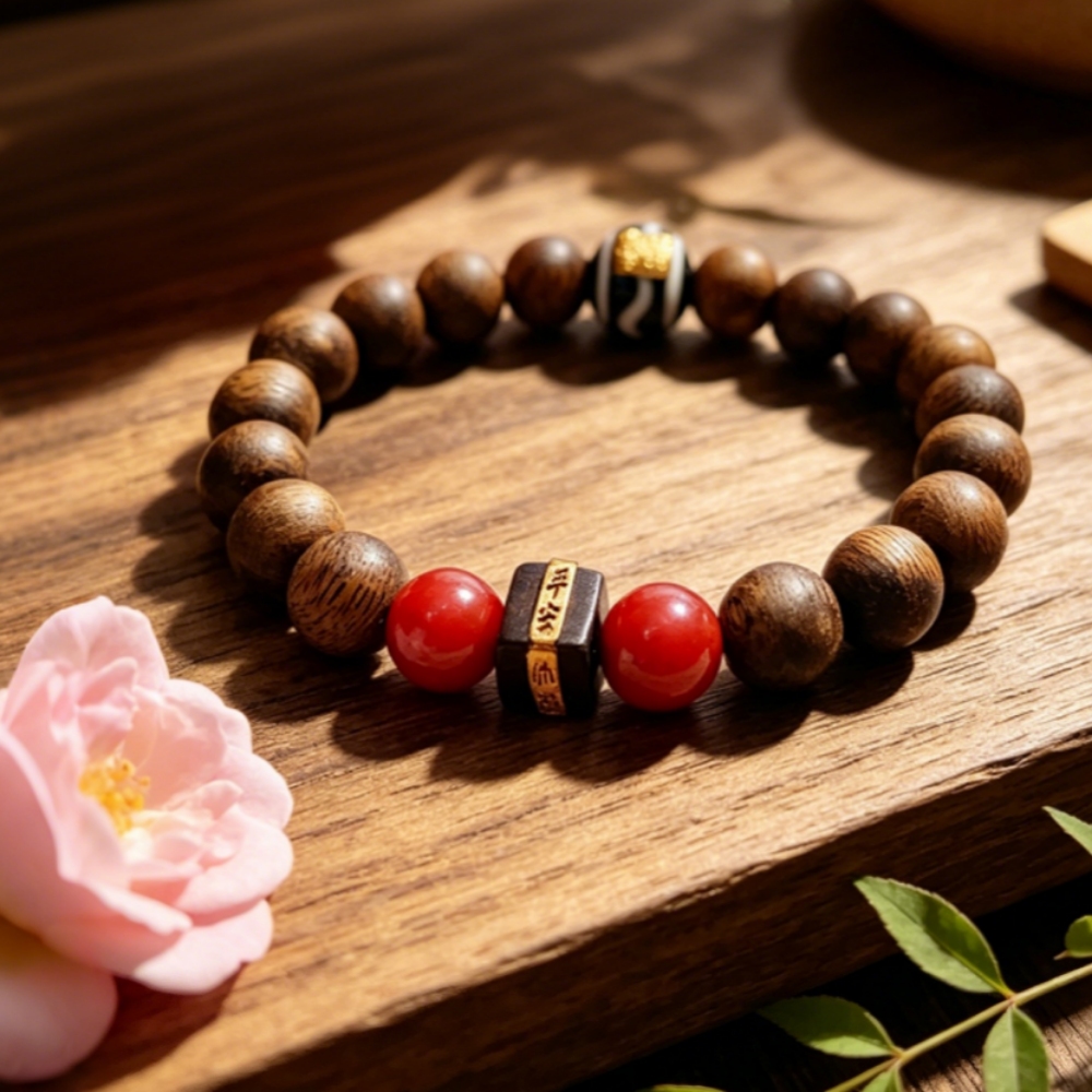 D269 Agarwood Fortune Guardian Bracelet